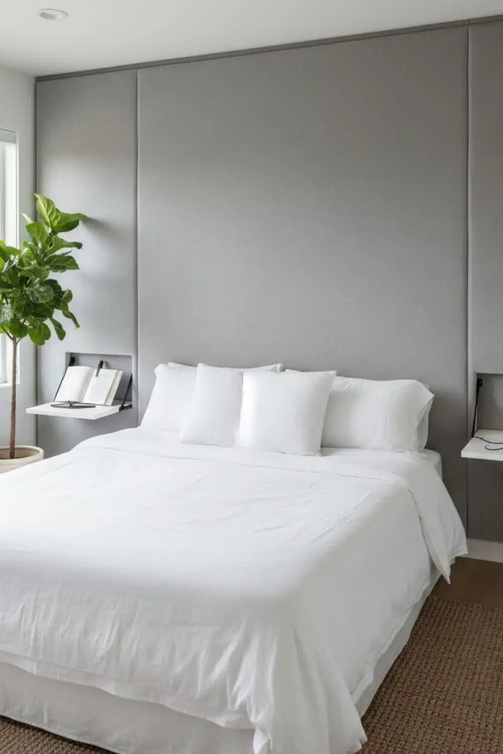 Rustic Airbnb bedroom ideas incorporating reclaimed wood and earthy color palette