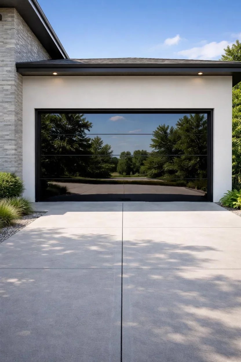 Rustic wooden garage door ideas for a cozy feel