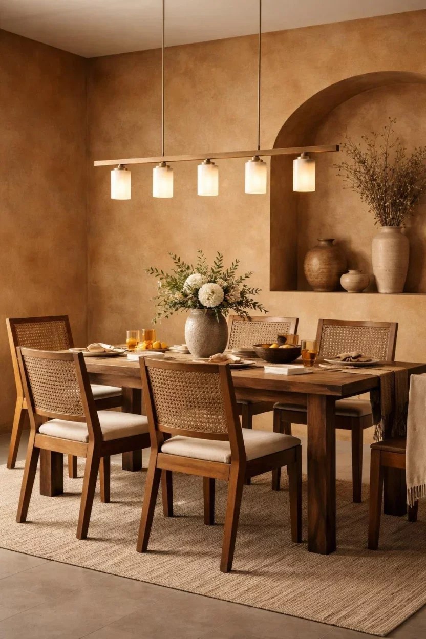 Vintage rattan dining room chair ideas that add natural warmth.
