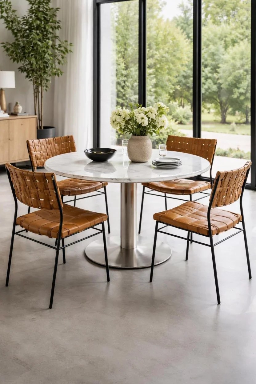 Scandinavian dining room chair ideas showcasing minimalistic beauty.