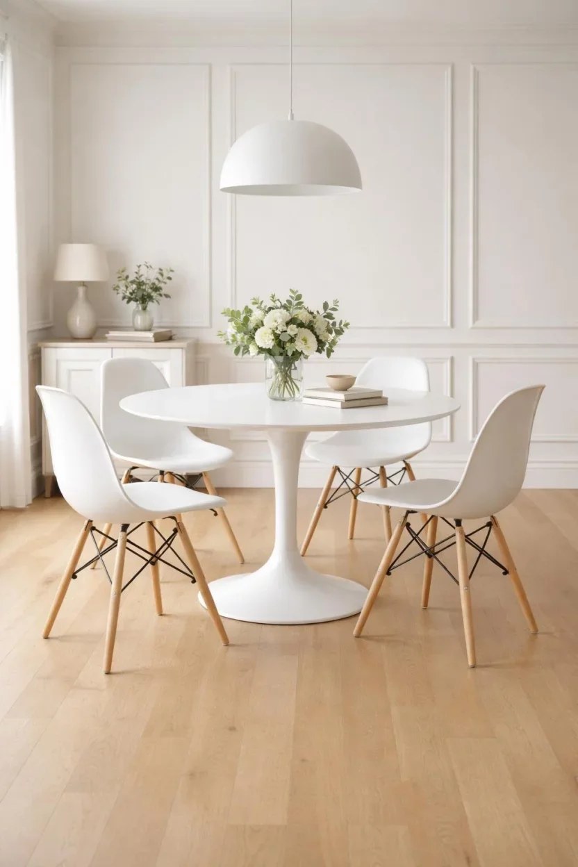 Classic tufted dining room chair ideas for elegant dining spaces.