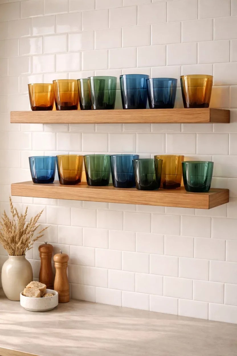 Stylish kitchen island adorned with refreshing summer kitchen decor ideas.