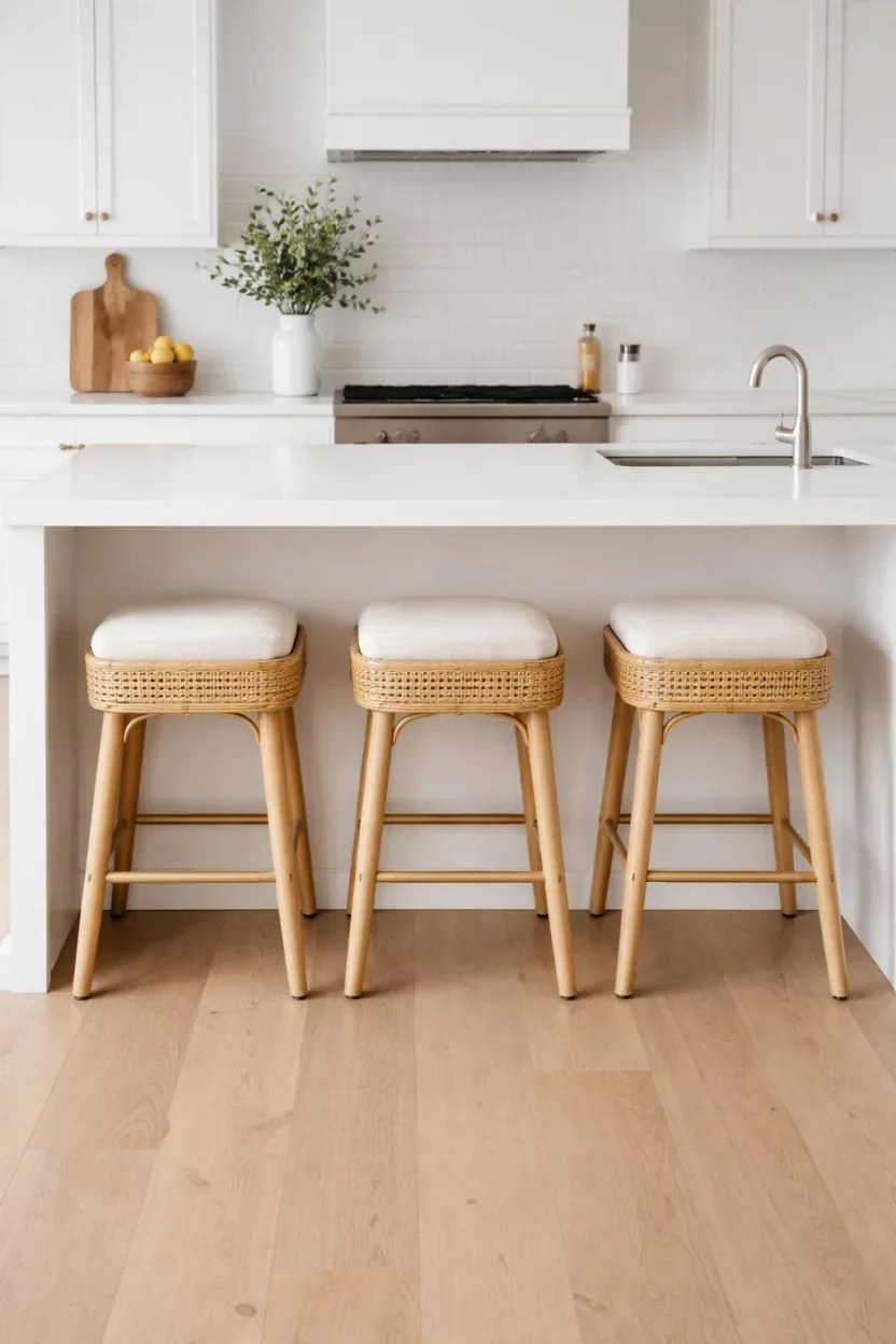 Colorful wall art capturing essence of summer kitchen decor ideas.