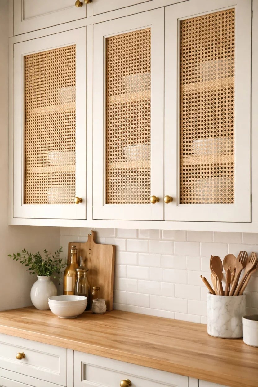Tropical plants enhancing summer kitchen decor ideas ambiance.