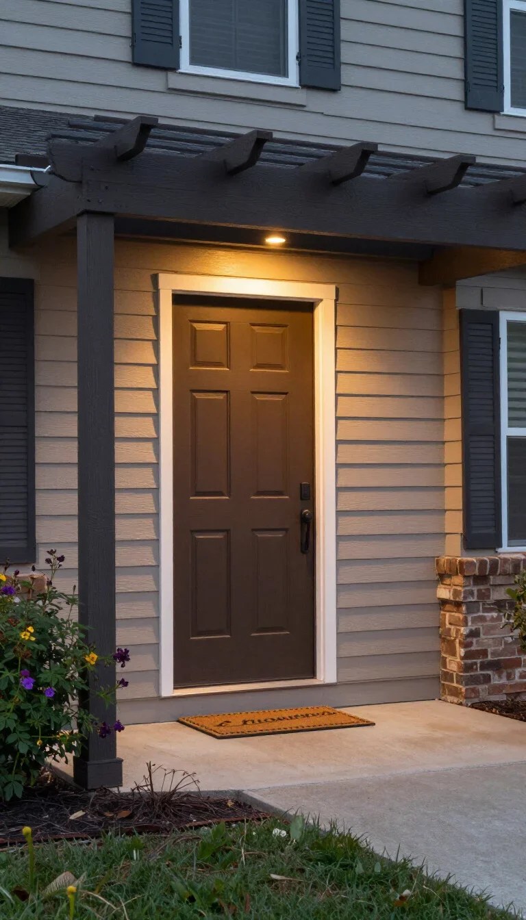 Solar garden lights adding charm to front yard lighting ideas